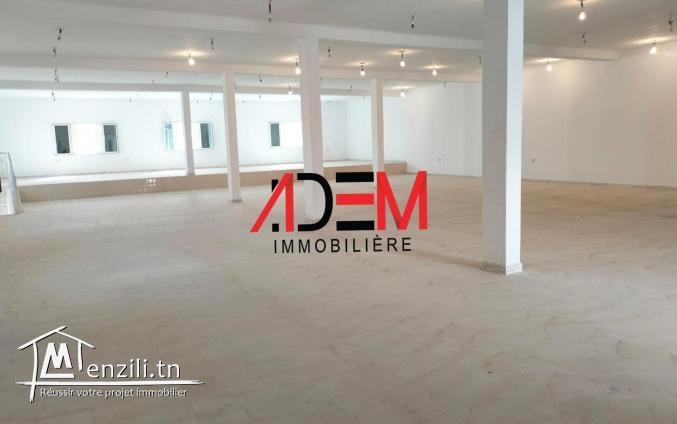 Local de 500m² couvert