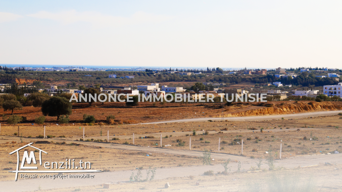 أرض للبيع في الحمامات الجنوبية 500 م² على الطريق