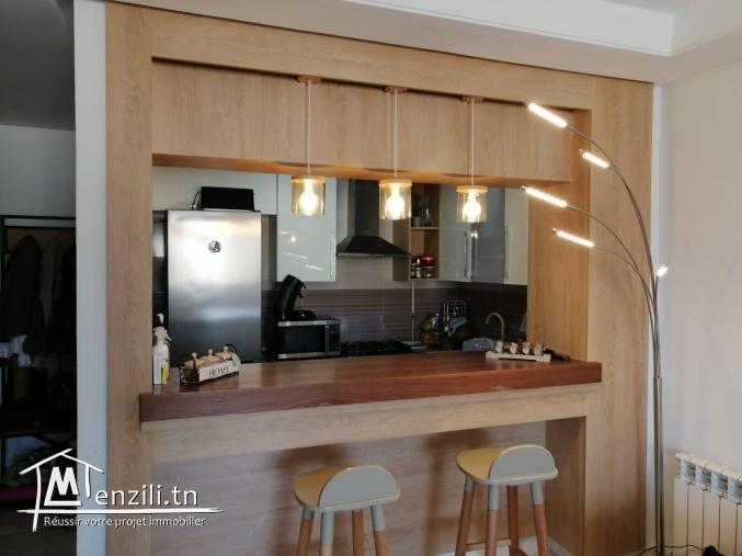 Luxeux appartement S+1 a Louer a Ennaser 2