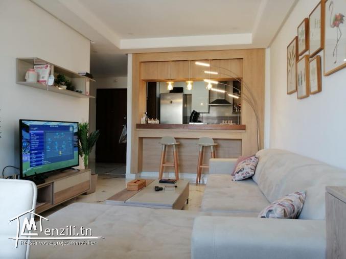 Luxeux appartement S+1 a Louer a Ennaser 2