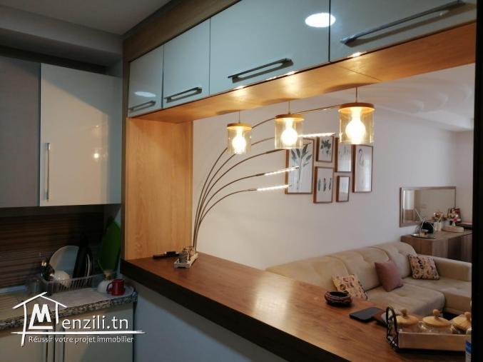 Luxeux appartement S+1 a Louer a Ennaser 2