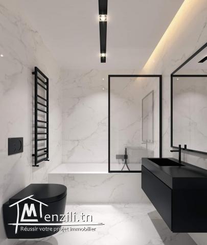 Luxueux S1 a louer aux jardins de Carthage