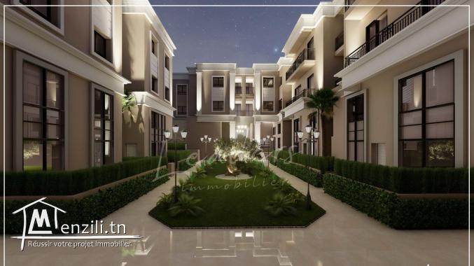 À vendre un appartement S+2 situé à LA MARSA