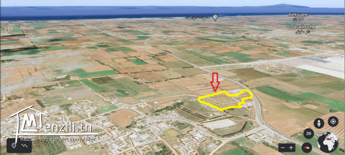 Lotissement constructible à SIDI Madhkour / dar allouche