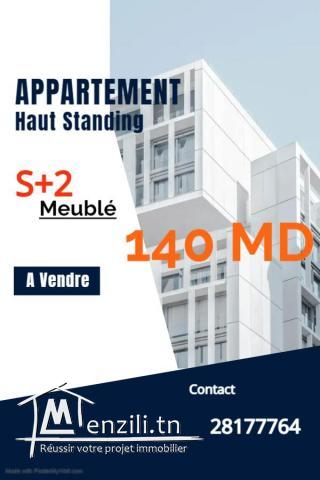 Appartement a vendre à kelibia  S+2 haut standing