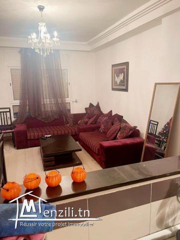 a louer  s+1 meublé aux jardins d'el menzah 2