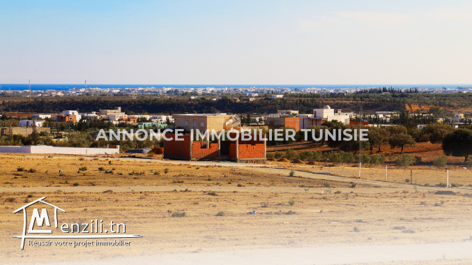 A vendre un terrain situé à Hammamet sud exactement sidi Hamed