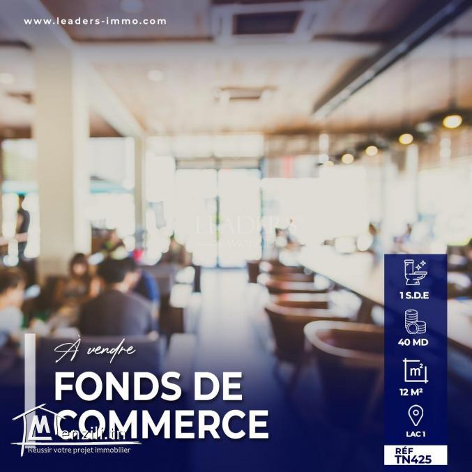 À vendre un fond de commerce situé à LAC 1