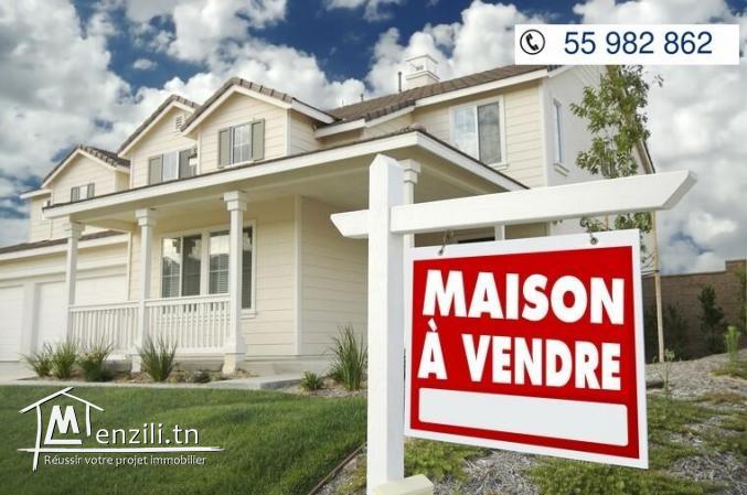 A vendre villa S+3 avec jardin à Nabeul