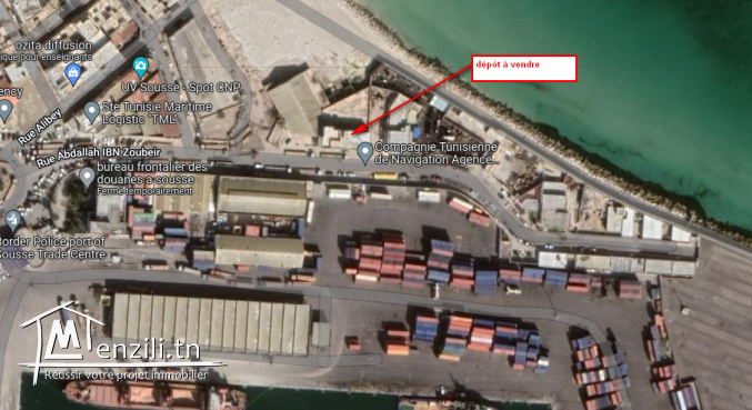 A vendre Dépôt et Administration au port de Sousse