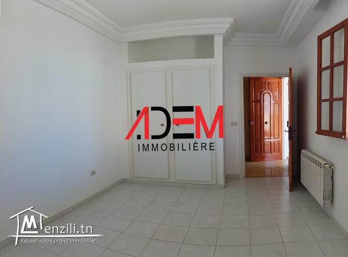 Etage de villa S3 bien situé à Hamem Sousse