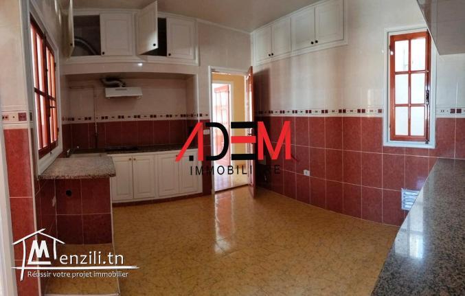 Etage de villa S3 bien situé à Hamem Sousse