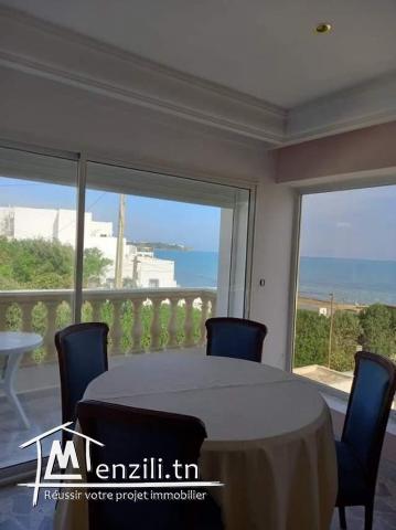 Etage de villa avec vue sur mer à la marsa