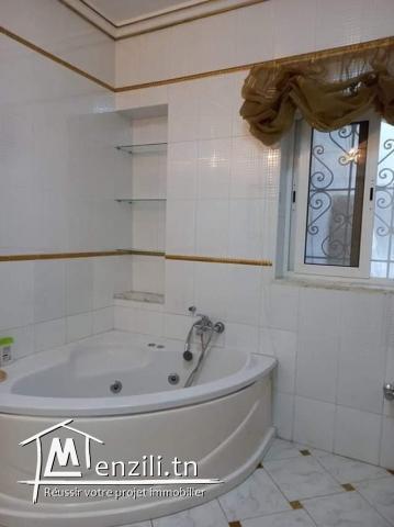 Etage de villa avec vue sur mer à la marsa