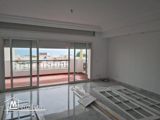 Appartement vue mer à la marsa plage