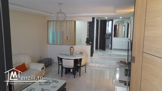 Un appartement s2 meublé avec jardin