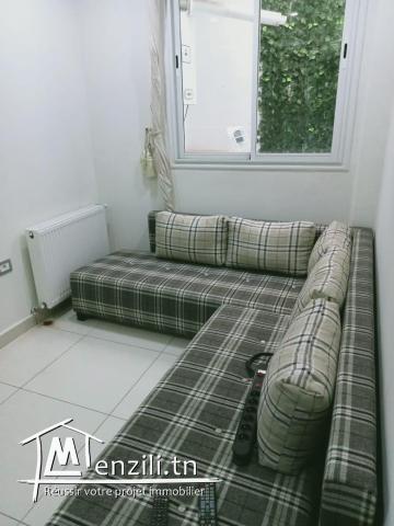 Un appartement s2 meublé avec jardin