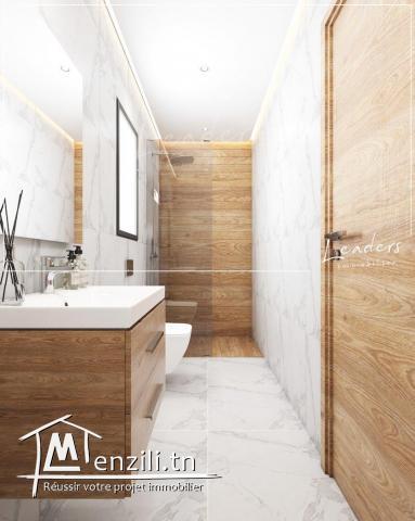 À vendre un appartementS+1 situé à LA MARSA