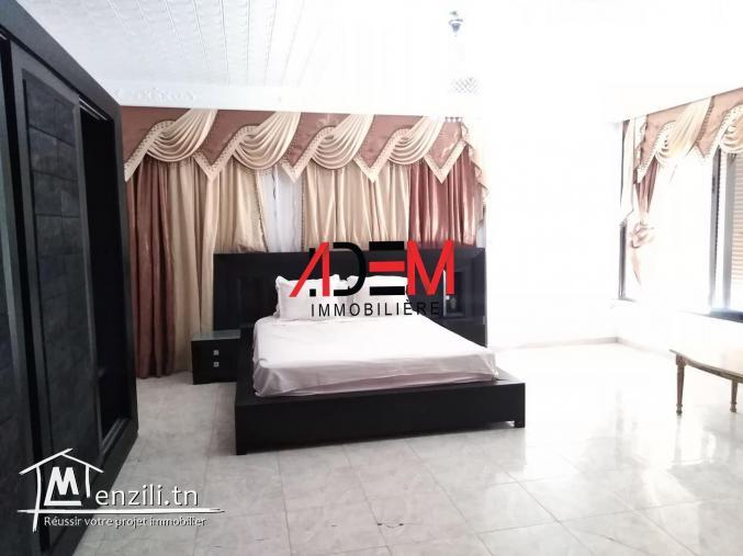 Spacieux étage de villa S3 richement meublé