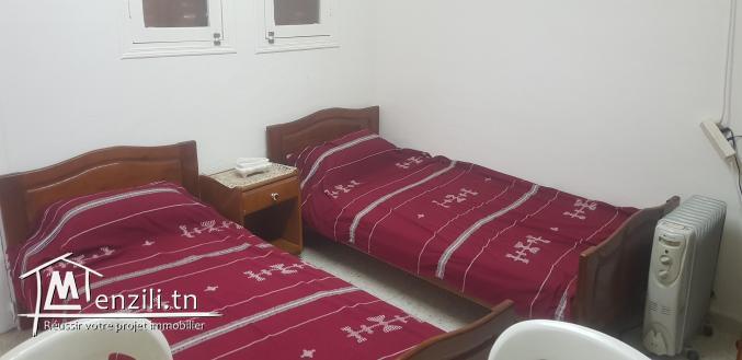 Location d’un magnifique Studio (Meublé) avec jardin privé à Khezama Est.