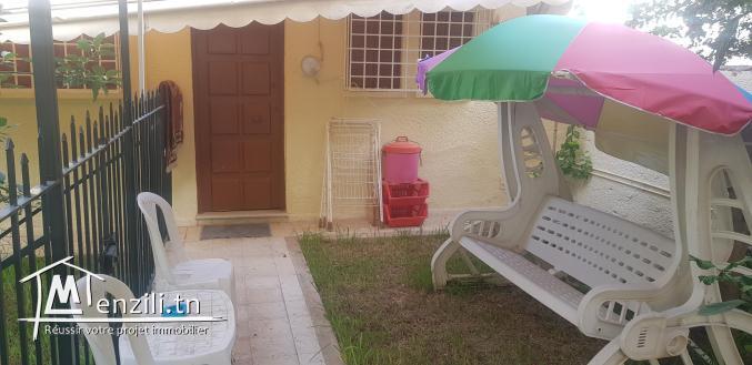 Location d’un magnifique Studio (Meublé) avec jardin privé à Khezama Est.