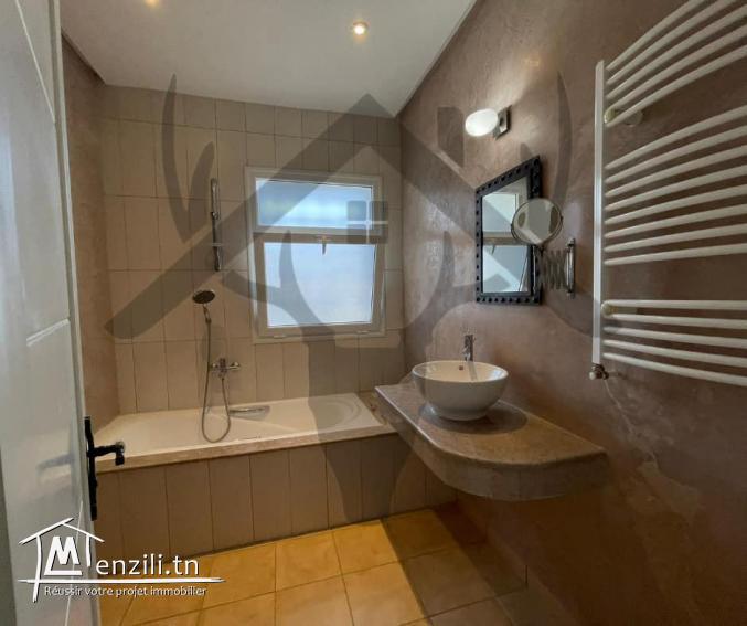 A louer RDC S+2 meublé à Hammamet Nord