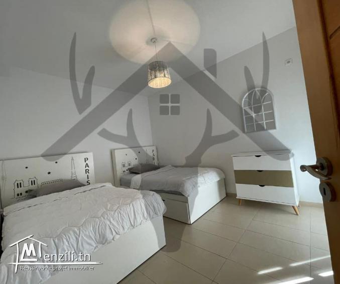 A louer S+2 meublé à AFH Mrezga