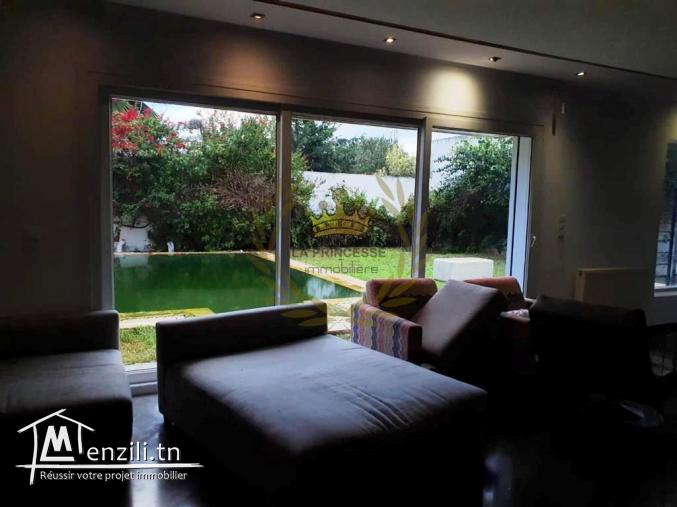 Vente – villa S+4 à la Marsa Nassim