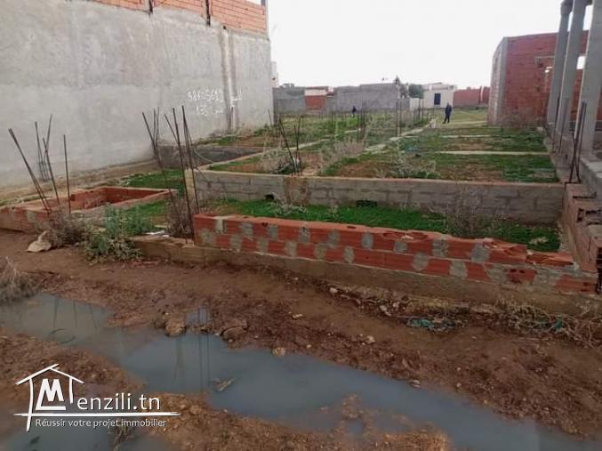 ارض للبيع في الزهراء الجديدة ولاية منوبة