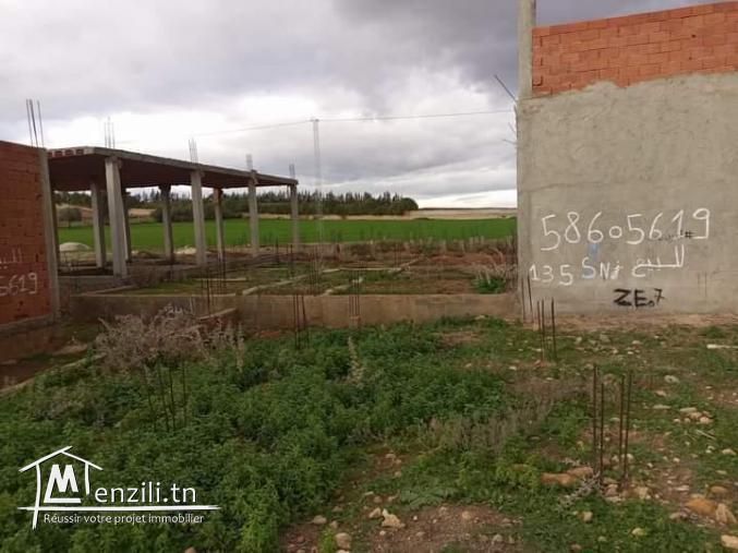 ارض للبيع في الزهراء الجديدة ولاية منوبة