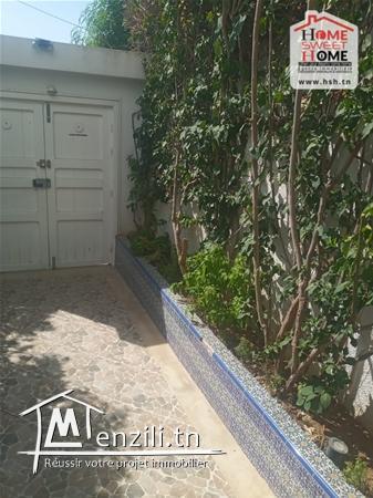 RDC de Villa Meublé à Louer à Carthage Amilcar