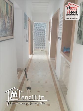 RDC de Villa Meublé à Louer à Carthage Amilcar