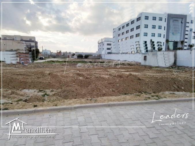 À vendre un terrain constructible situé sur la roue la Marsa Gammarth