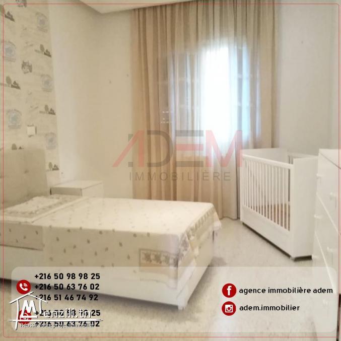 Etage de villa meublé S2 et avec abri voiture