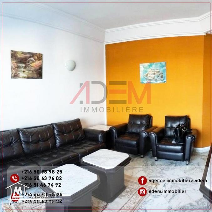 Joli appartement meublé avec vue dégagée sur mer