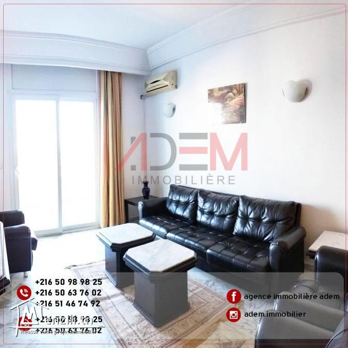 Joli appartement meublé avec vue dégagée sur mer