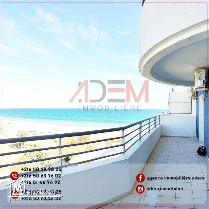 Joli appartement meublé avec vue dégagée sur mer