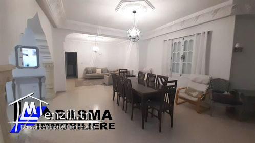 Un rez de chaussée S+3 à louer à Khzema Ouest