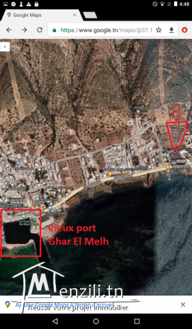 Des lots de terrain a vendre a Ghar El Melh