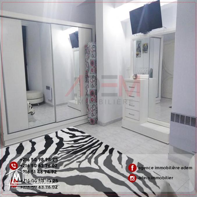 Etage de villa S3 richement meublé à Sahloul