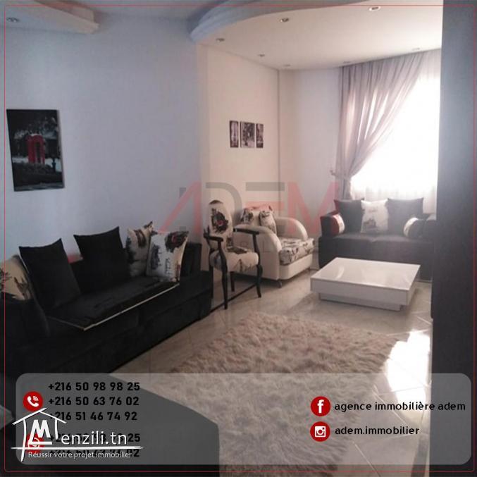 Etage de villa S3 richement meublé à Sahloul