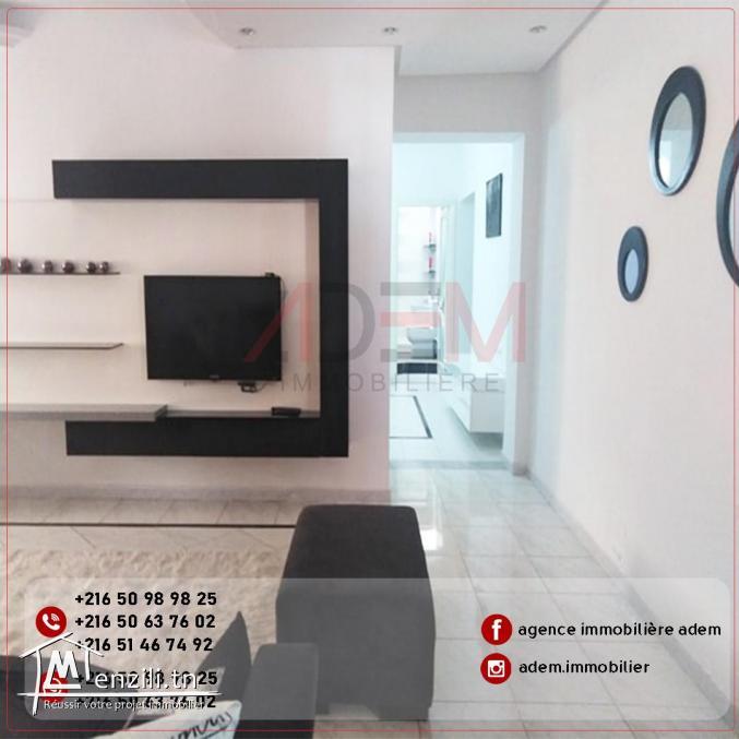 Etage de villa S3 richement meublé à Sahloul