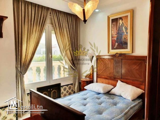 Location – Duplex  S+3 meublé à Gammarth Kaak