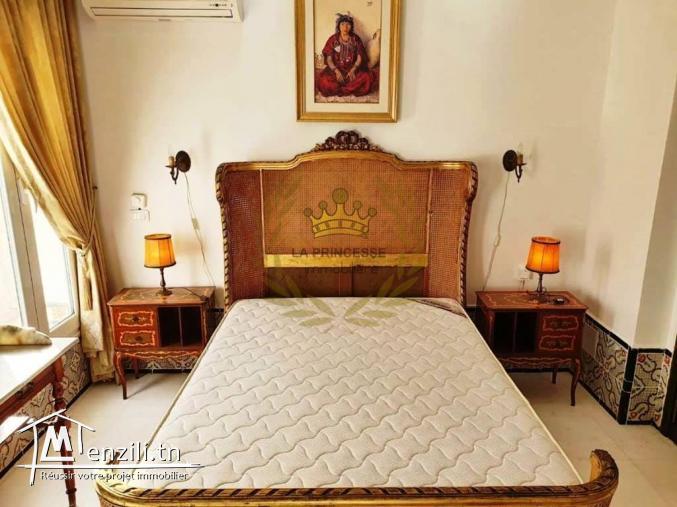 Location – Duplex  S+3 meublé à Gammarth Kaak