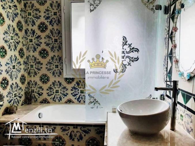 Location – Duplex  S+3 meublé à Gammarth Kaak