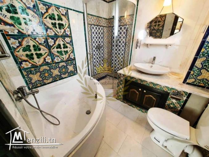 Location – Duplex  S+3 meublé à Gammarth Kaak