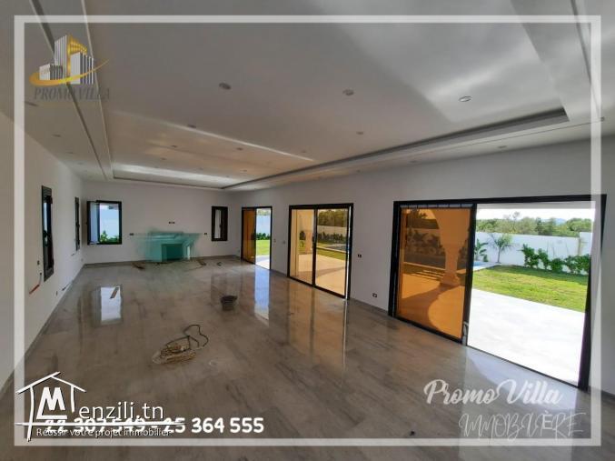 villa sur 1000m² de terrain à 7 min de Yasmin Hammamet.