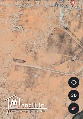 ارض للبيع طريق حبانة كم 13 بصفاقس المساحة  220 متر مربع