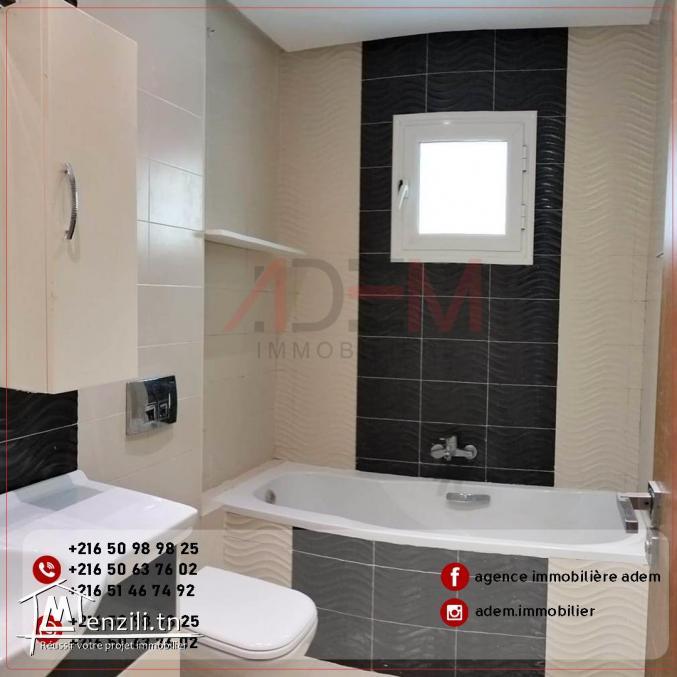 RDC S3 avec place parking à Kantaoui