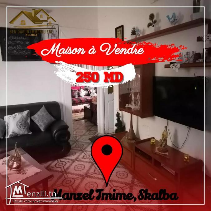 maison a vendre a manzel tmim